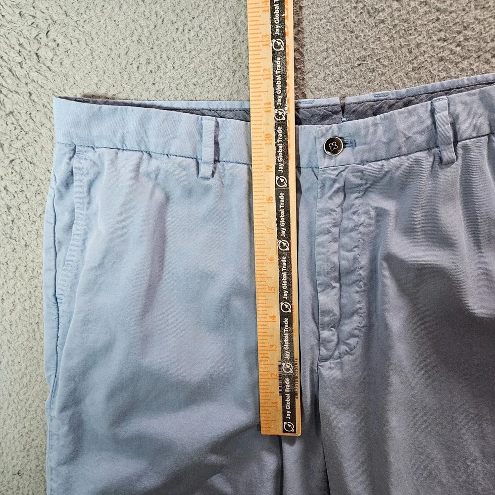 Peter Millar Shorts‎ Men 38 x8.5 Flat Front Light Blue